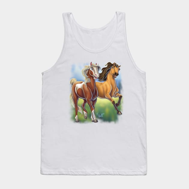 Spirit and Rain Tank Top by Unicornarama